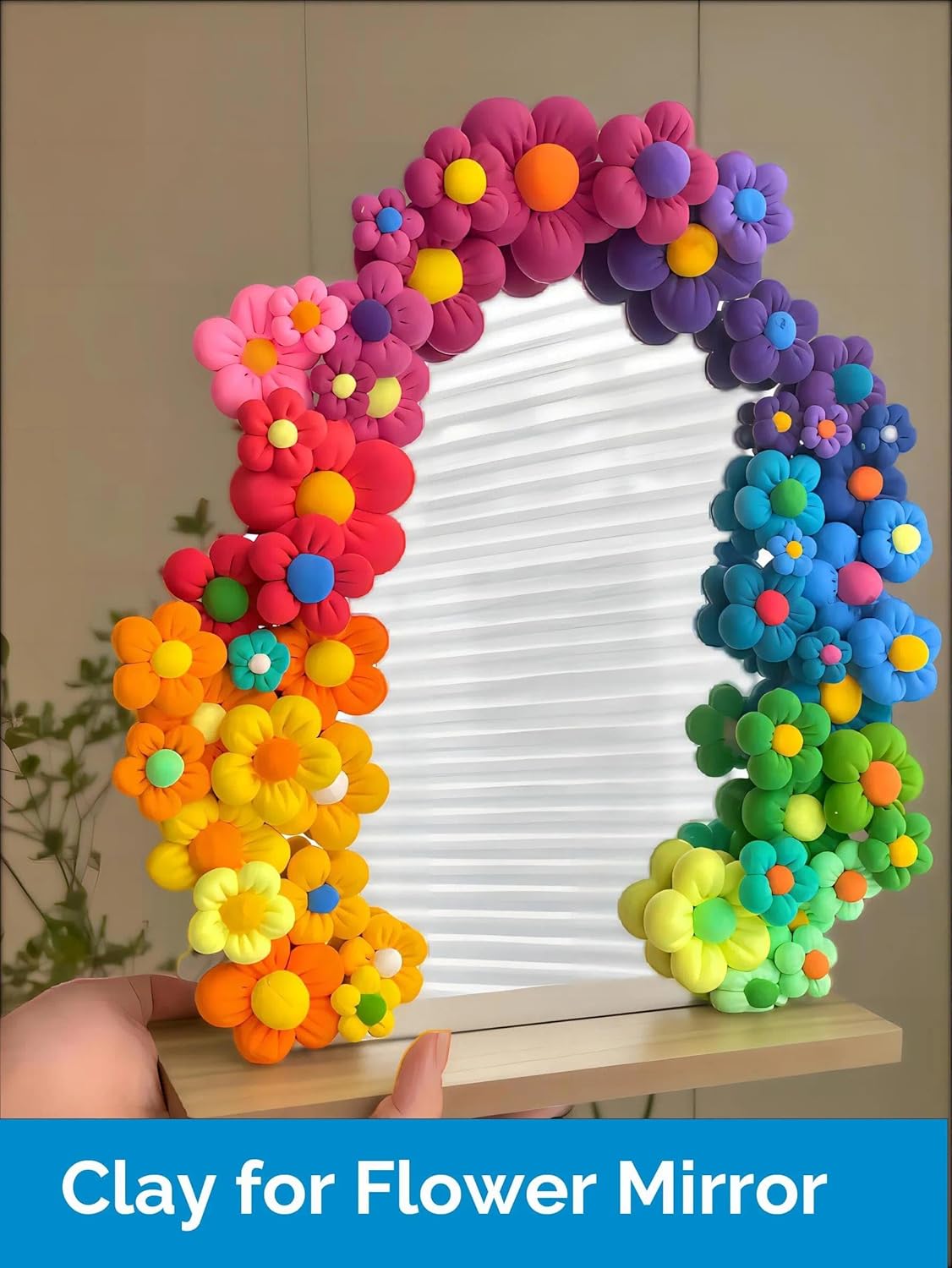 BOHS 24-Colors Foam Clay Pro - for Cosplay,School Projects,Hand/Paw Print - Air Dry,Fine Texture,Pliable - 24 pcs,2.65 lbs,Ages 3 & Up BOHS Toys