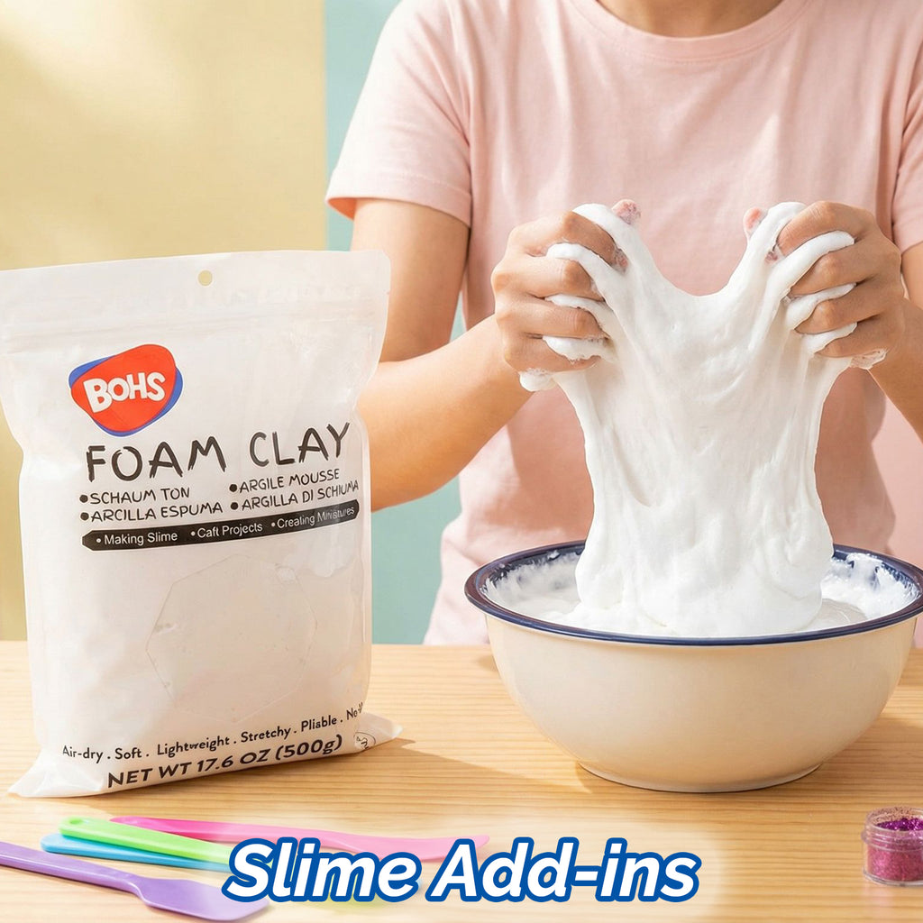 BOHS Foam Clay Lite,Wholesales-1.1 Lbs/ 500 Grams, Case of 36 Bags bohs toys
