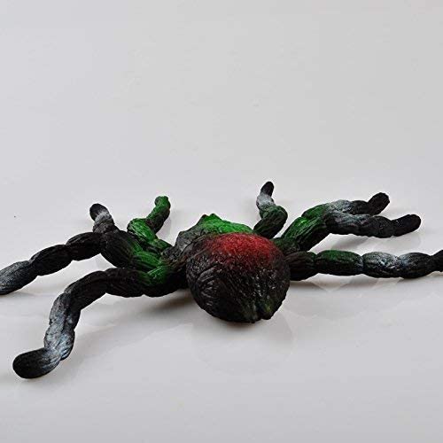 Realistic Squishy Spider - Halloween Prank Toy Scary Simulation Animal Model -Big Soft Stretchy- Stress Reliever bohs toys