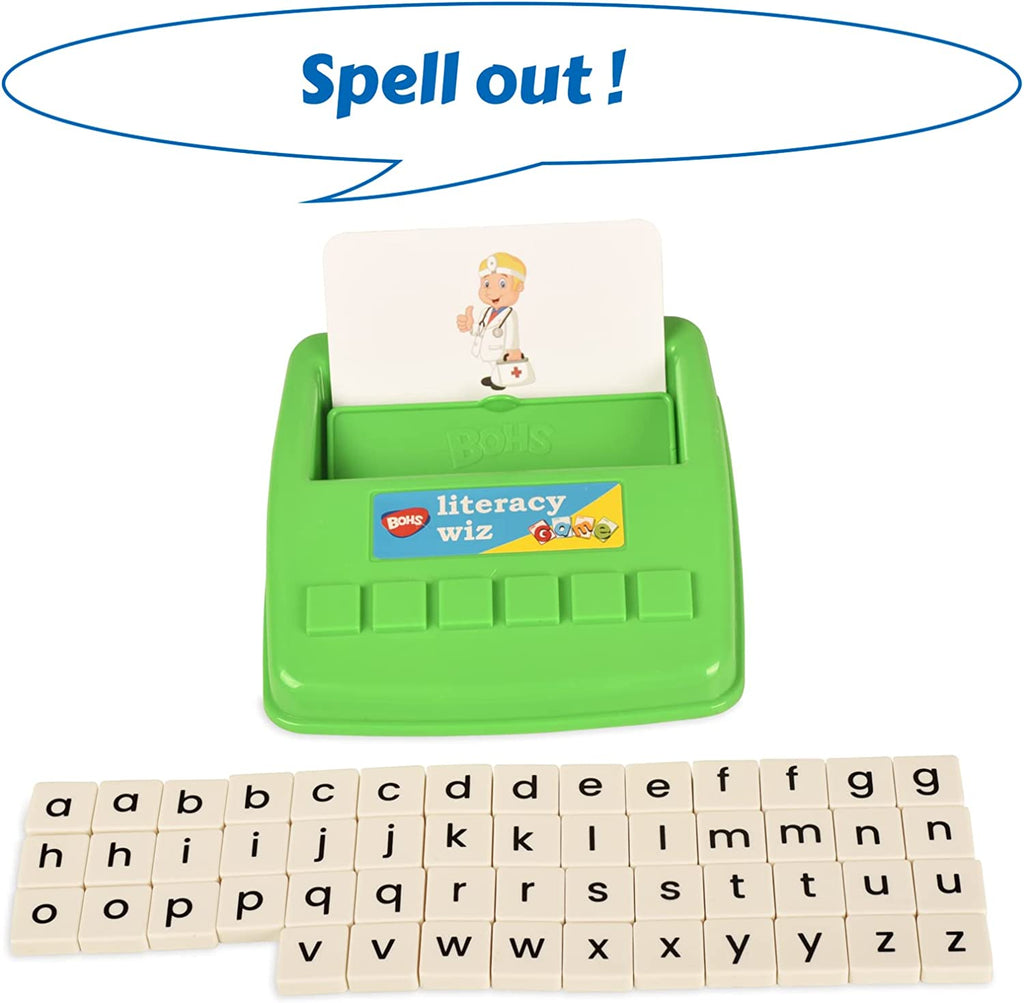 BOHS Literacy Wiz Fun Game -  Sight Words - 60 Flash Cards - Preschool Language Learning Educational Toys bohs toys