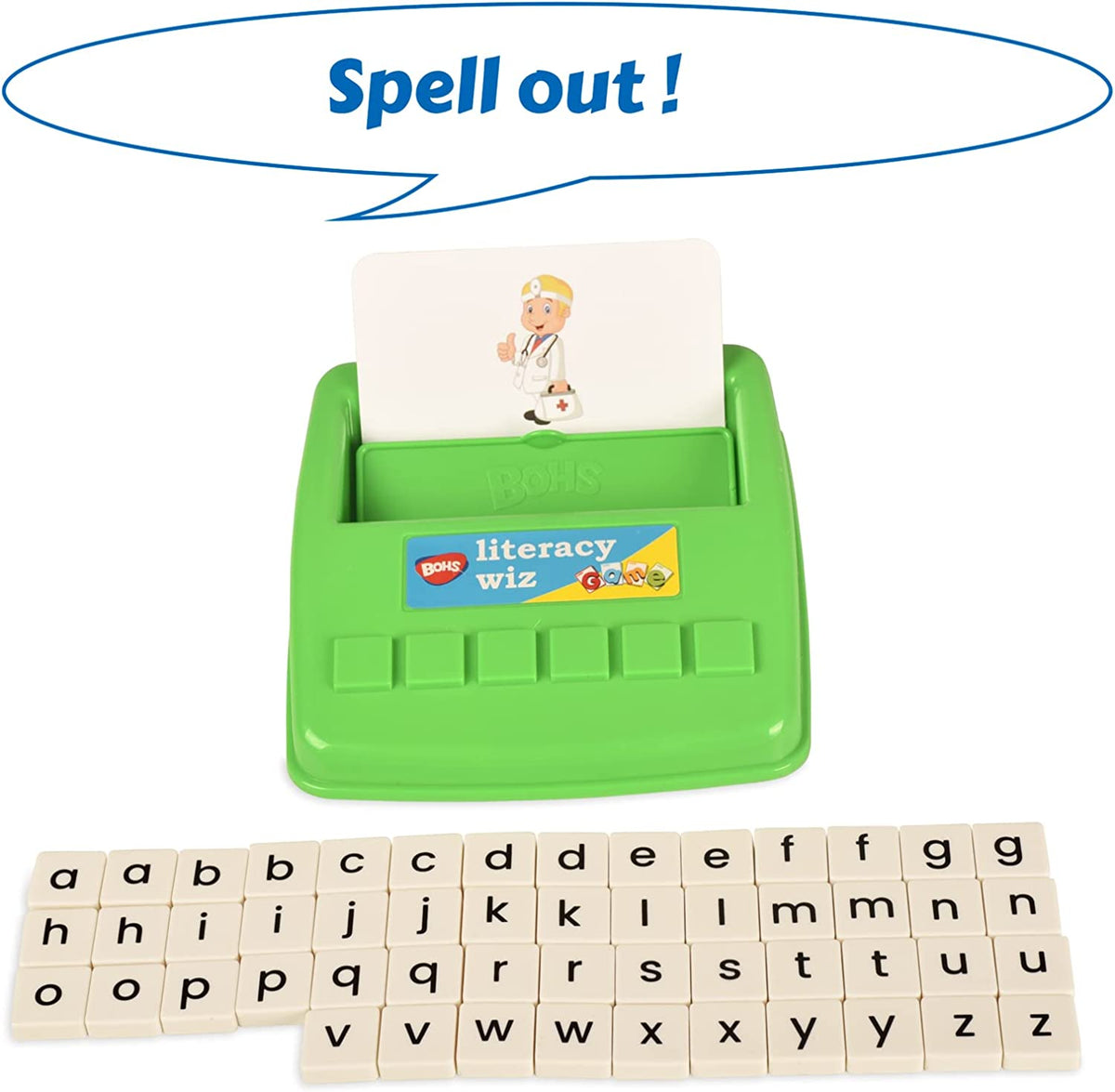 BOHS Literacy Wiz Fun Game -  Sight Words - 60 Flash Cards - Preschool Language Learning Educational Toys bohs toys