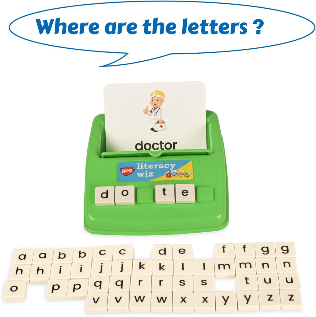 BOHS Literacy Wiz Fun Game -  Sight Words - 60 Flash Cards - Preschool Language Learning Educational Toys bohs toys