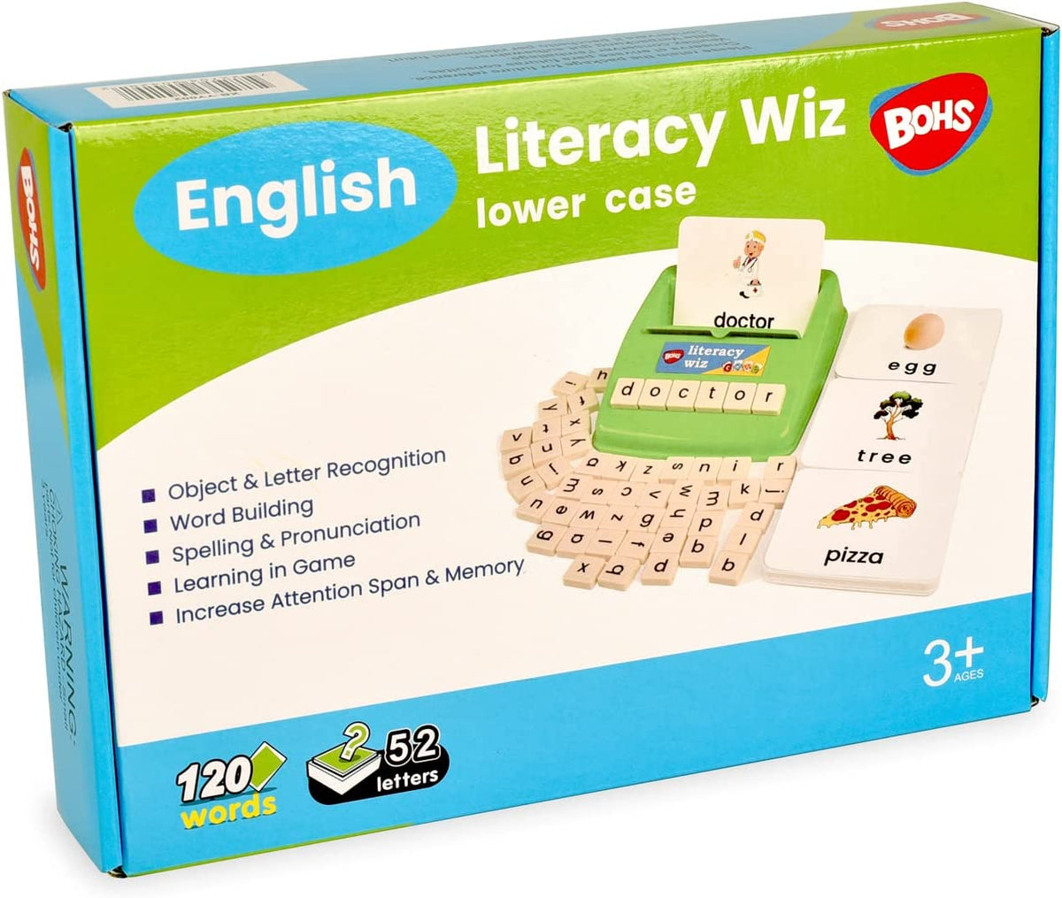 BOHS Literacy Wiz Fun Game -  Sight Words - 60 Flash Cards - Preschool Language Learning Educational Toys bohs toys